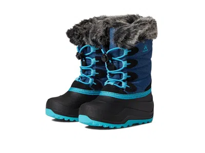 Kamik Snowangel (toddler/little Kid/big Kid) Girls Shoes Navy : 11 Little Kid M, Textile In Blue