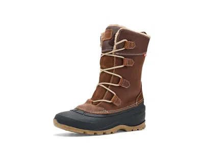 Kamik Snowgem2 Women's Cold Weather Boots Brown: 11 B - Medium, Leather/suede