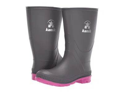 Kamik Stomp (toddler/little Kid/big Kid) Girls Shoes Charcoal/magenta : 10 Toddler M