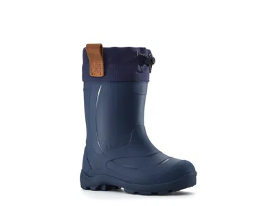 Kamik Tundra Waterproof Snow Boot Kids' In Blue