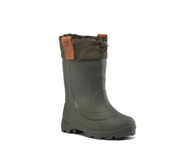 Kamik Tundra Waterproof Snow Boot Kids' In Green