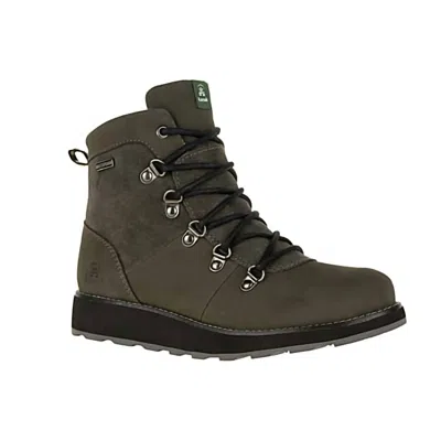 Kamik Women's Ariel Lo Ankle Boot In Charcoal In Pink