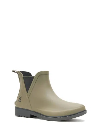Kamik Women's Chloe Waterproof Rain Boot In Dark Olive In Green