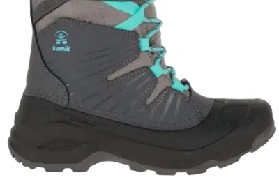 Kamik Women's Iceland Winter Boots In Charcoal In Black