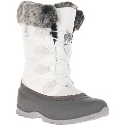 Kamik Women's Momentum 3 Snow Boots In White/gray In Multi