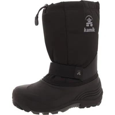 Kamik Womens Adjustable Winter & Snow Boots In Black