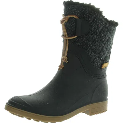 Kamik Womens Lined Polyester Winter & Snow Boots In Black