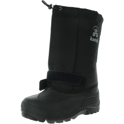 Kamik Womens Lined Winter & Snow Boots In Black