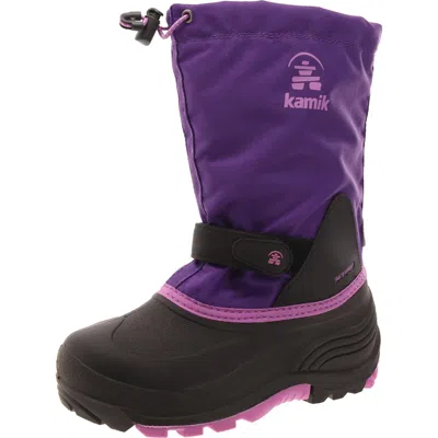 Kamik Womens Lugged Sole Mid Calf Winter & Snow Boots In Multi