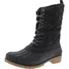 Kamik Womens Lugged Sole Wool Winter & Snow Boots In Black