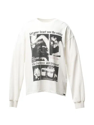 Kamiya All Around You Long-sleeve T-shirt In White