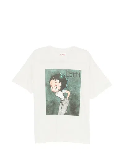 Kamiya Betty Boop Graphic-print T-shirt In White