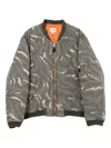 Kamiya Camouflage Ma-1 Bomber Jacket In Gray