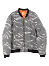 Kamiya Camouflage-pattern Jacket In Gray