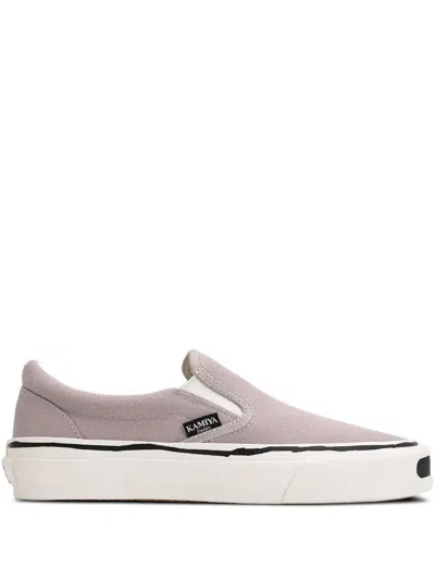 Kamiya Cornell Slip-on Sneakers In Purple