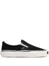 Kamiya Cornell Vulcanized Slip-on Sneakers In Black