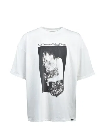 Kamiya Graphic Crew-neck T-shirt In White