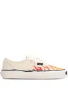 Kamiya Herc Flame-pattern Vulcanized Sneakers