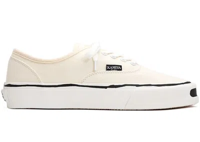 Pre-owned Kamiya Men's  Vulcanize Sneaker Sneakers In White