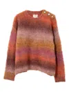 Kamiya Ombré Striped Sweater In Multi
