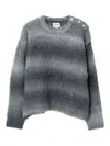 Kamiya Ombre Sweater In Gray