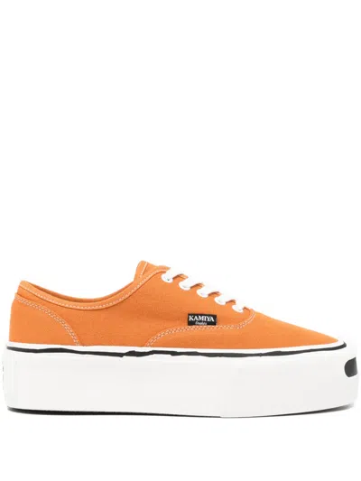Kamiya Platform Trainers In Orange