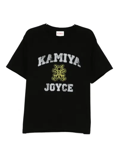 Kamiya Printed T-shirt In Black