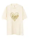 Kamiya Rope Heart-design T-shirt In Neutral