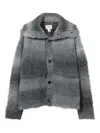 Kamiya Sailor-collar Cardigan In Black