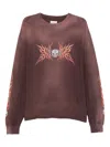 Kamiya Skull-frame T-shirt In Brown