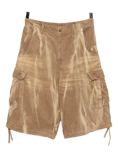 Kamiya Sun Faded Like Shorts In Brown