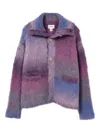 Kamiya Welt-pockets Cardigans In Purple