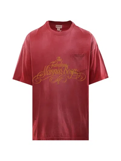 Kamiya X Maison Mihara Yasuhiro Pocket T-shirt In Red