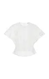 Kamperett Exclusive Anemoia Silk Organza Blouse In White
