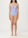 Kampos Swimsuit  Woman Color Gnawed Blue