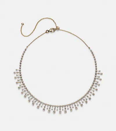 Kamyen 18kt Gold Choker With Diamonds