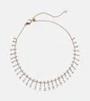 Kamyen Golden Drop 18kt Rose Gold Necklace With Diamonds In Gold