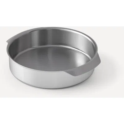 Kana 10-inch Round Stainless Steel Pan In Silver