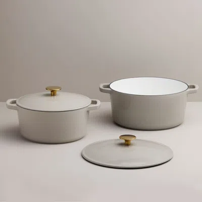 Kana 4-piece Cast Iron Cookware Set In Gray