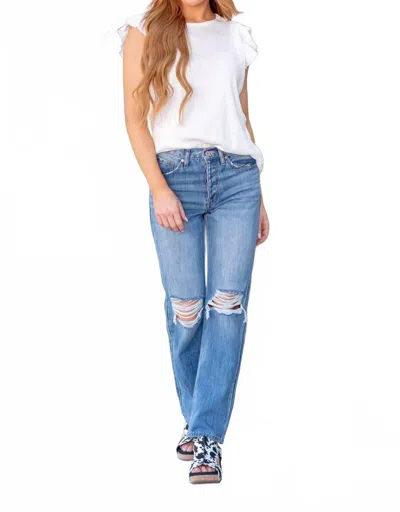 Kancan 90's Boyfriend Jeans In Blue