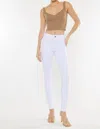 Kancan Alabaster High Rise Super Skinny Jeans In White In White