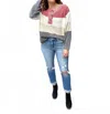 Kancan Alice High Rise Hem Detail Slim Straight Jeans In Blue In Multi