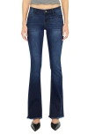Kancan Anne Low Rise Bootcut Jeans In Dark Wash