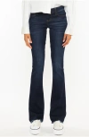 Kancan Anne Low Rise Bootcut Jeans In Super Dark Wash