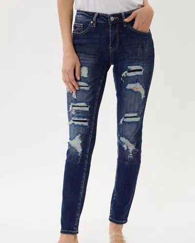 Kancan Annie Jeans In Dark Blue