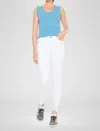 Kancan Ayan High Rise Super Skinny Jeans In White In Animal Print