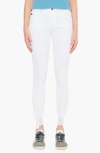 Kancan Ayan High Rise Super Skinny Jeans In White In White