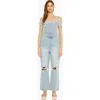 Kancan Becky 90s Denim Overalls In Brown