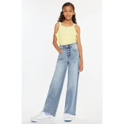 KANCAN KANCAN BEE HIGH RISE SLIM WIDE LEG JEANS