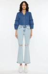 Kancan Benny Essentials High Rise Bootcut Jeans In Blue